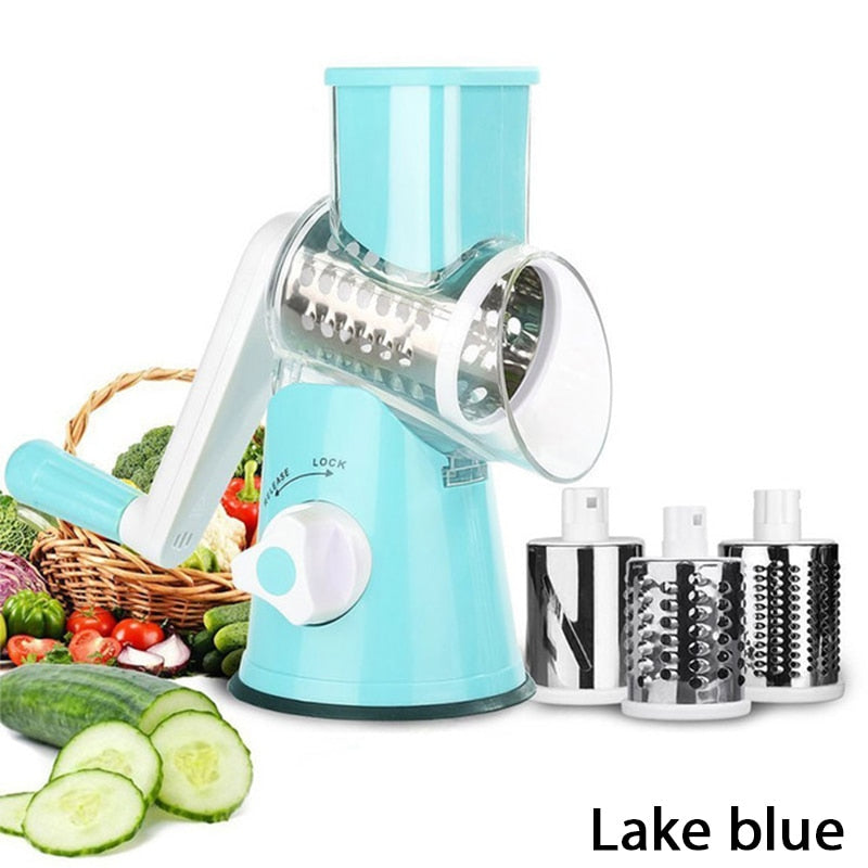 Votoin™ 3 In1 Multifunctional Round Mandoline Slicer