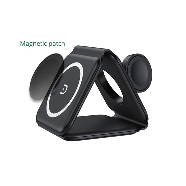 3 in 1 Foldable Magnetic Wireless Charger